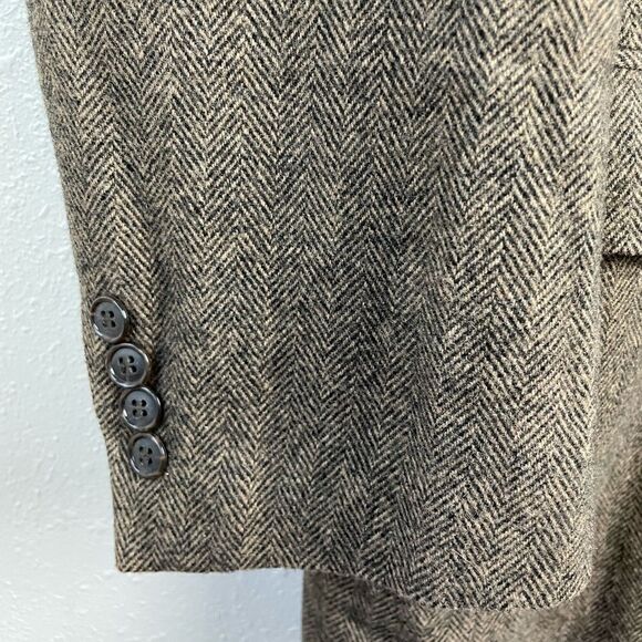 Ron Chereskin Camel Hair Blend Tweed Blazer Size 46R EUC - Picture 3 of 7